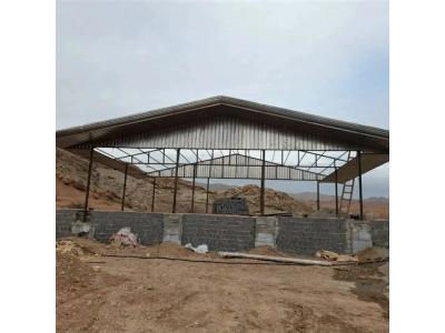 نصب سازه فلزی-نصاب شیروانی سقف شیبدار