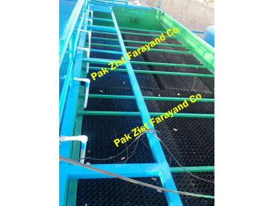 طراحی انواع سازه های فلزی-پکینگ مدیا ثابت لانه زنبوری PP , PVC