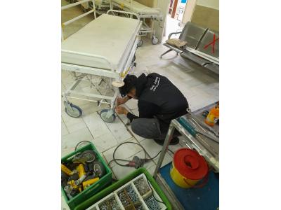 تجهیزات بیمارستانی-تعمیر تجهیزات پزشکی (تخت بیمارستانی ، برانکارد ، ویلچر ، ترالی ، تخت همراه ، مبلمان اداری)