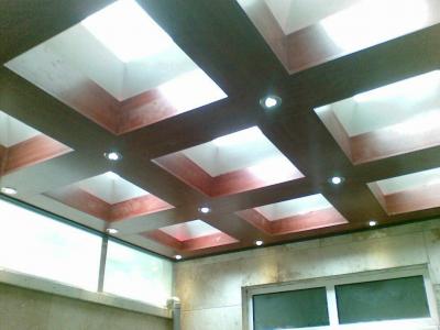 ساخت سقف کاذب-سازنده سقف حیاط خلوت ، سقف پاسیو  ، اجرای نورگیر پاسیو  