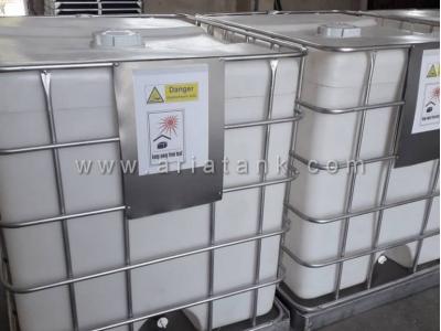خرید و فروش پالت پلاستیکی-مخازن پلی اتیلن حفاظ دار IBC