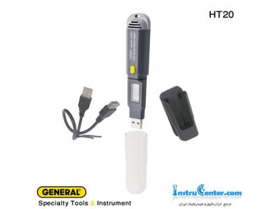 فروش دستگاه های کنترل رطوبت-دیتالاگر دما و رطوبت USB مدل HT20 جنرال تولز آمریکا